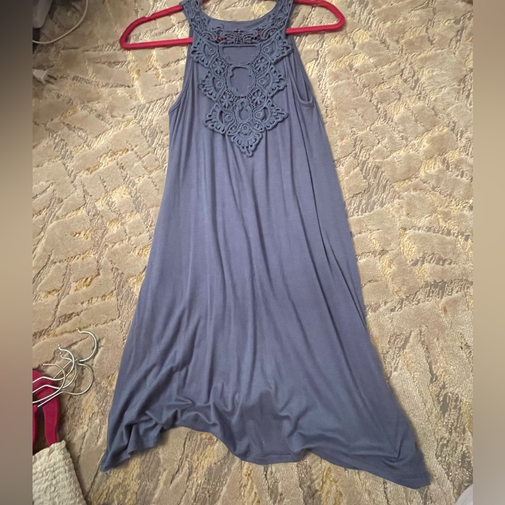 Blue Alya Tee Shirt Dress